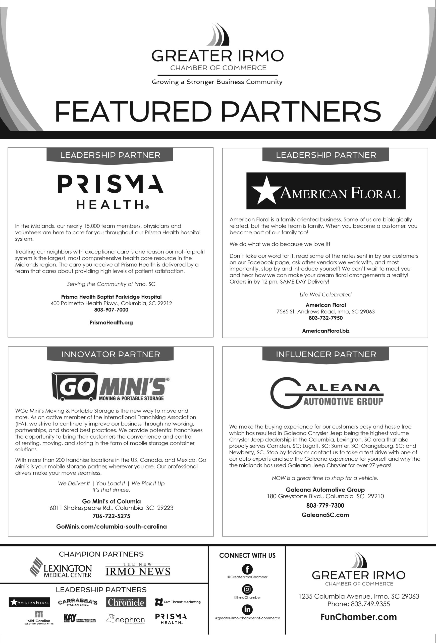 September Featured Partners